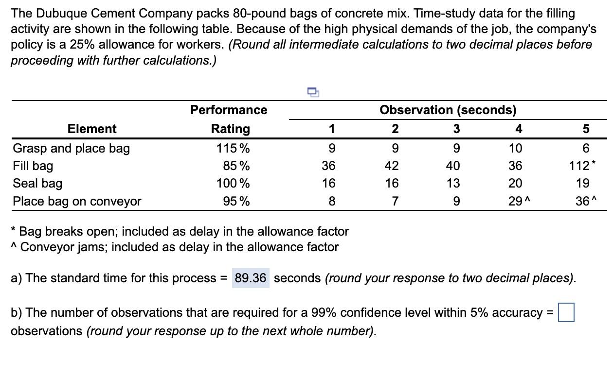 The Dubuque Cement Company packs 80 -pound bags