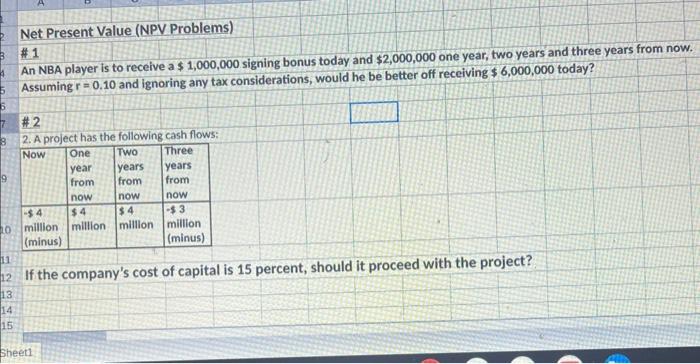 please answer question 2 # 1 An NBA player is to