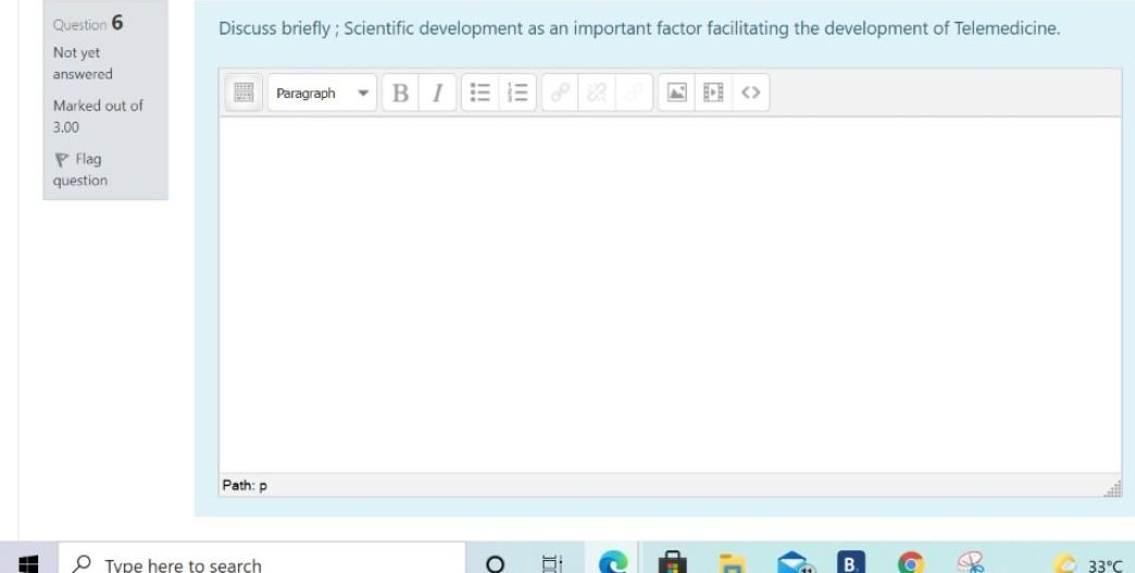 Question 6 Discuss briefly: Scientific