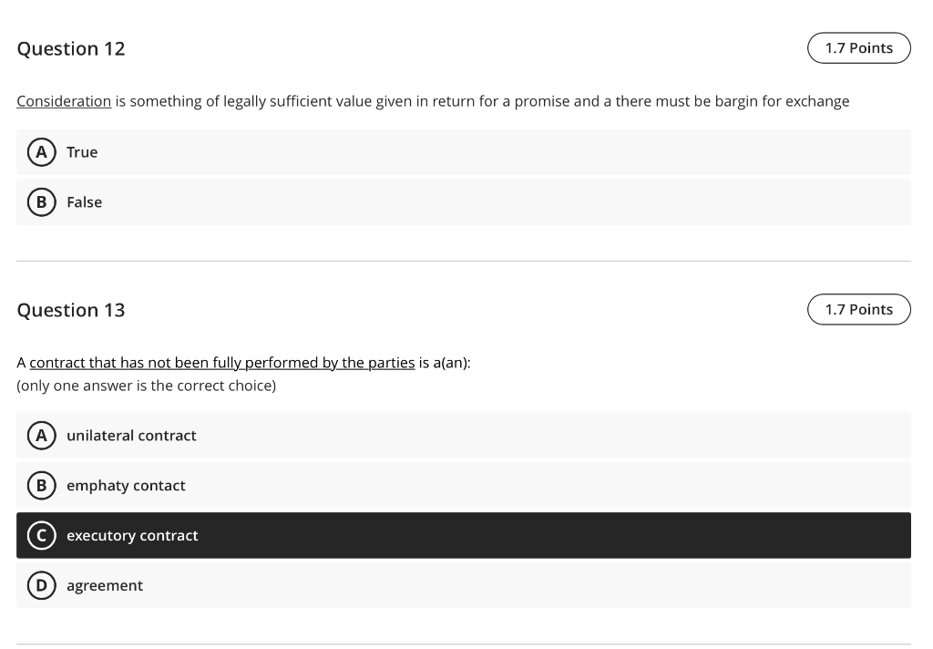 A promise or commitment to perform or refrain