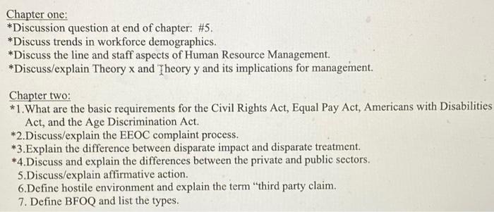 Class is Global Human Resource Management Chapter