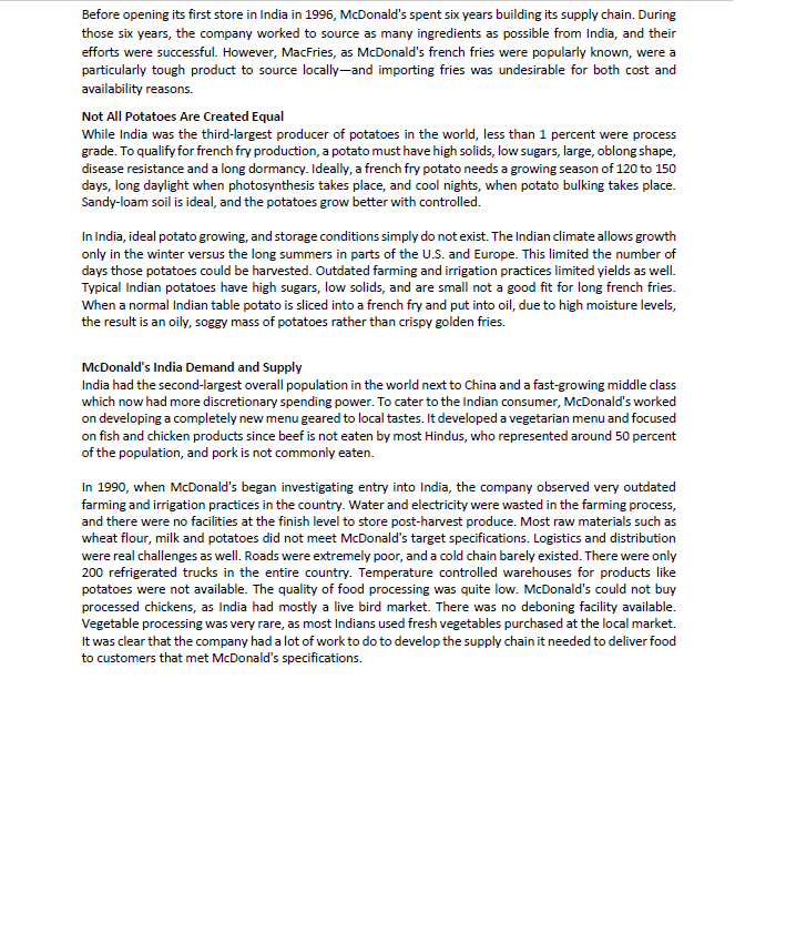 Question 3 (answer from the case study)