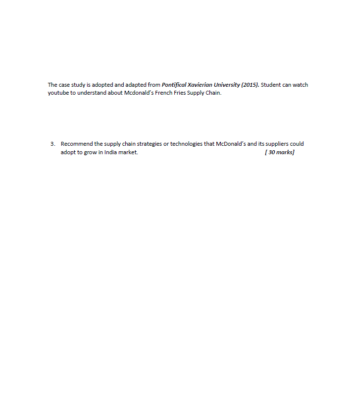 Question 3 (answer from the case study)