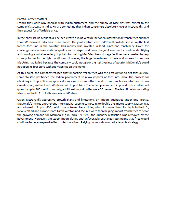 question 2 INTRODUCTION TO LOGISTICS & SCM