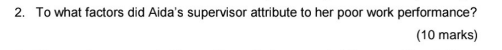 Aida's Appeal for Lateral Transfer ( 25 marks)