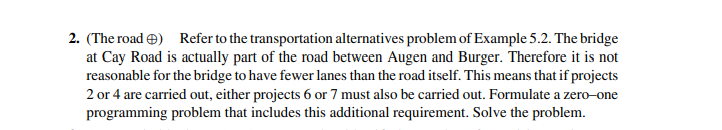 Please do it by hand 2. (The road ) Refer to the