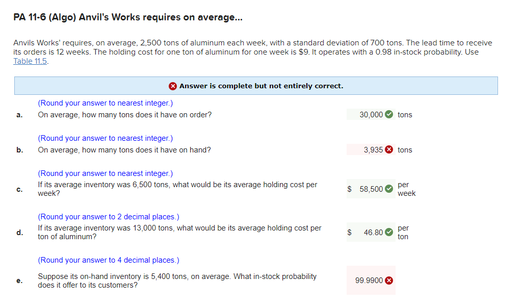 For B and E only. Wrong answer listed. Thanks. PA