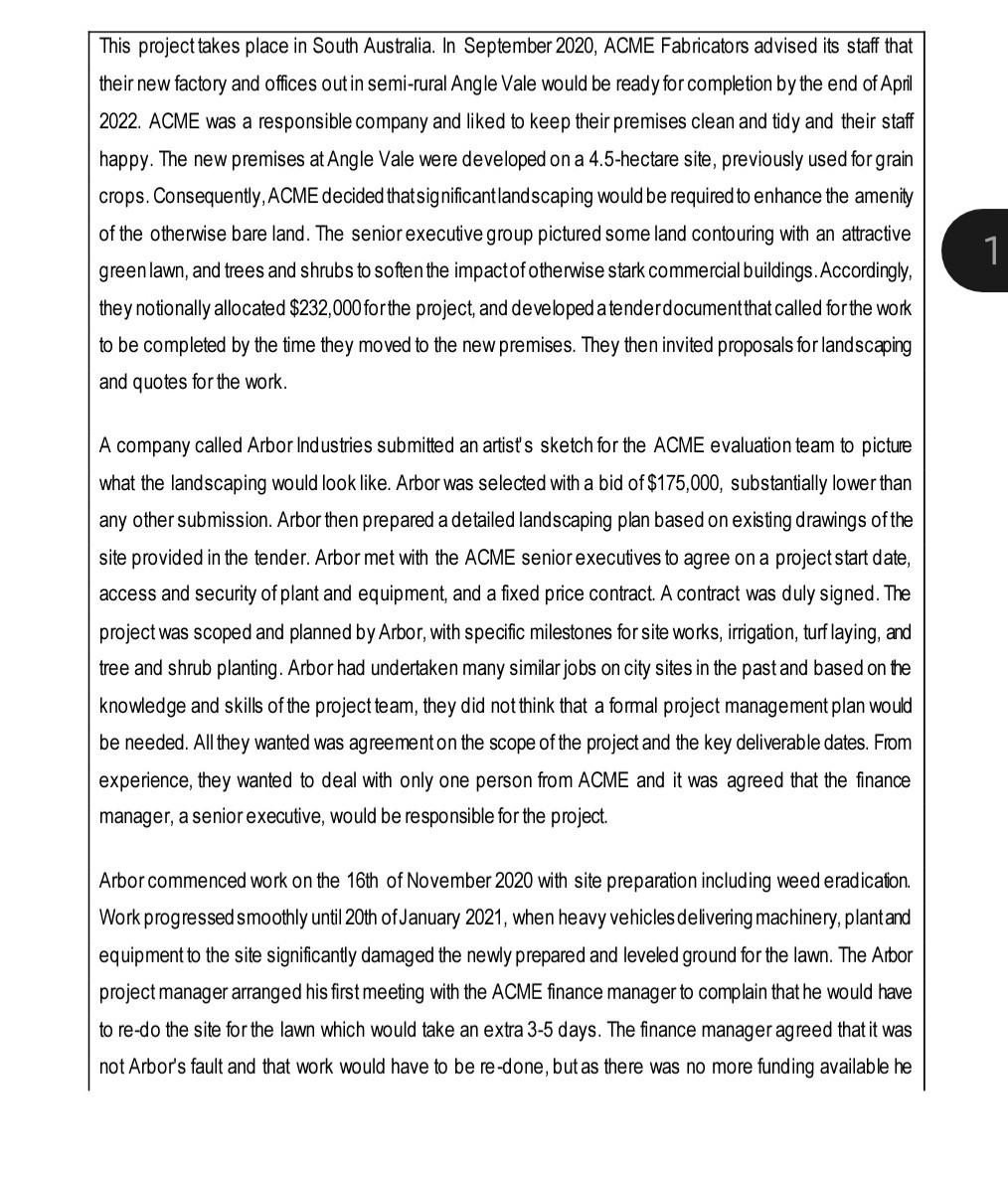 Project management please add indpeth, correct