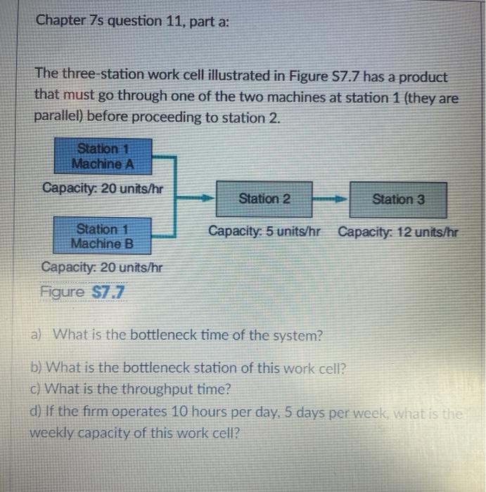 please find A, C, D. asap Chapter 7s question 11,