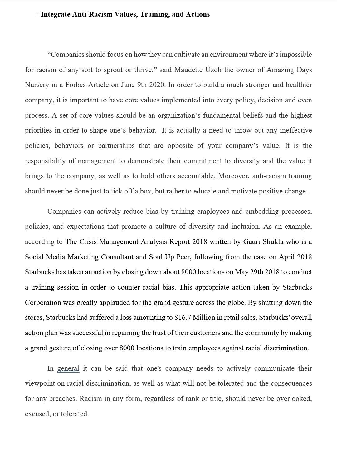 The question: after reading this article