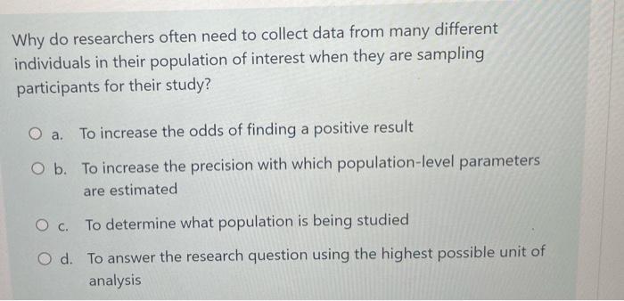 Dr. Phan conducted an experiment to see whether