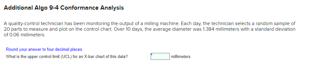 Additional Algo 9-4 Conformance Analysis A