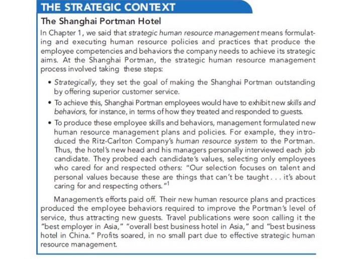 From the case, identify the seven steps of the