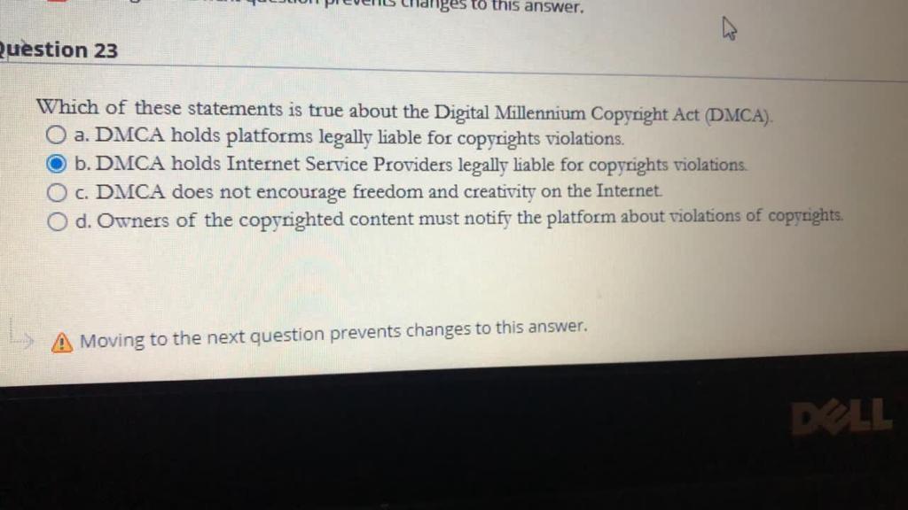 iges to this answer. Question 23 Which of these