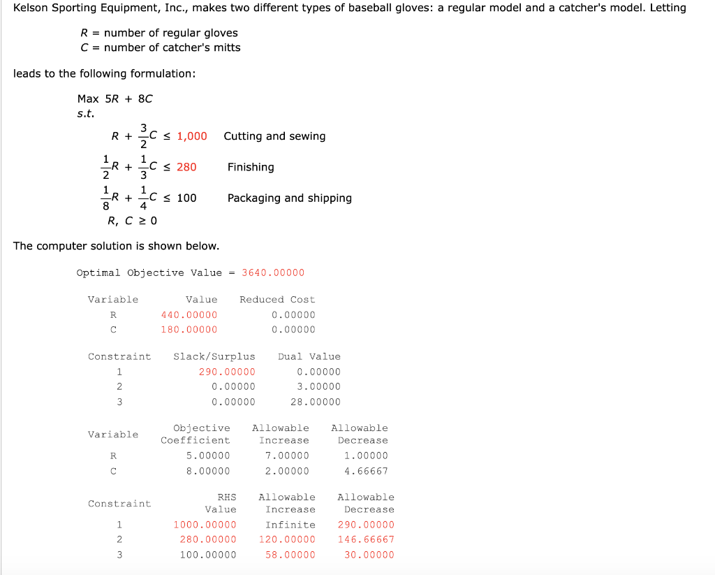 Kelson Sporting Equipment, Inc., makes two