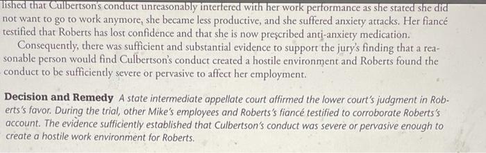can you write a summary of case study 35.3? Case