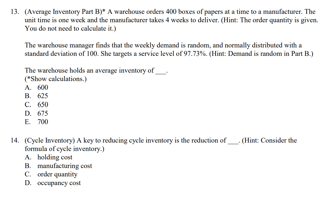 (OM Fabrication t)* OM Fabrication is a job shop