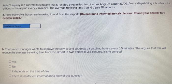 Avis Company is a car rental company that is