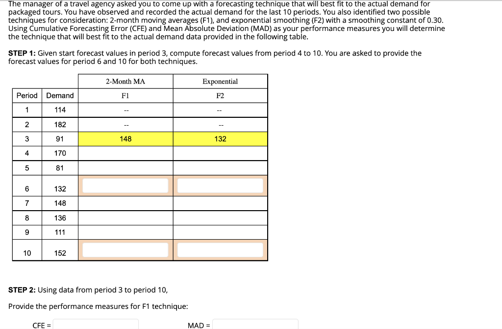 The manager of a travel agency asked you to come