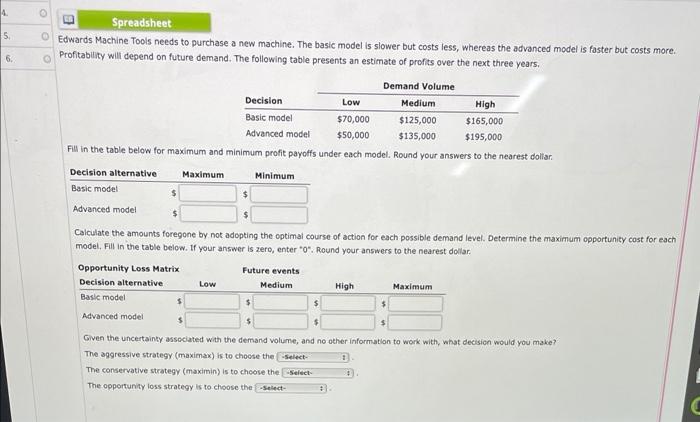 dwards Machine Tools needs to purchase a new