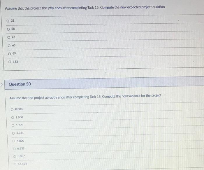 The following information has been collected for