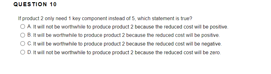 QUESTION 1 Q1 to Q10 is based on this question.