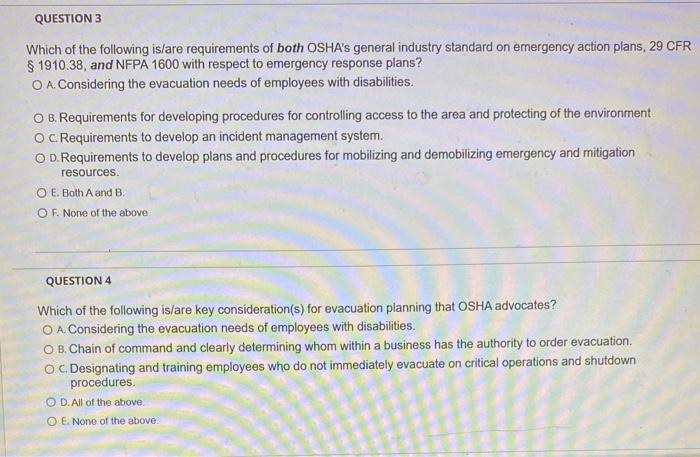 Read the questions and select the correct answer.