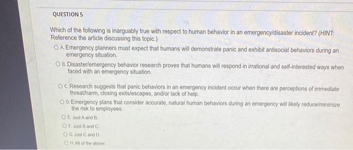 Read the questions and select the correct answer.