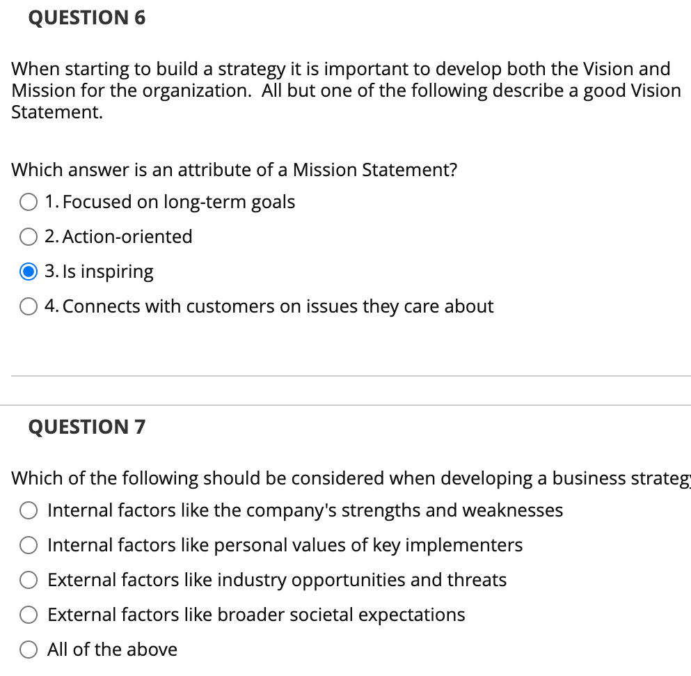 When starting to build a strategy it is important