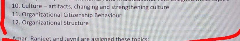 topics are highlighted by red pen The Interview: