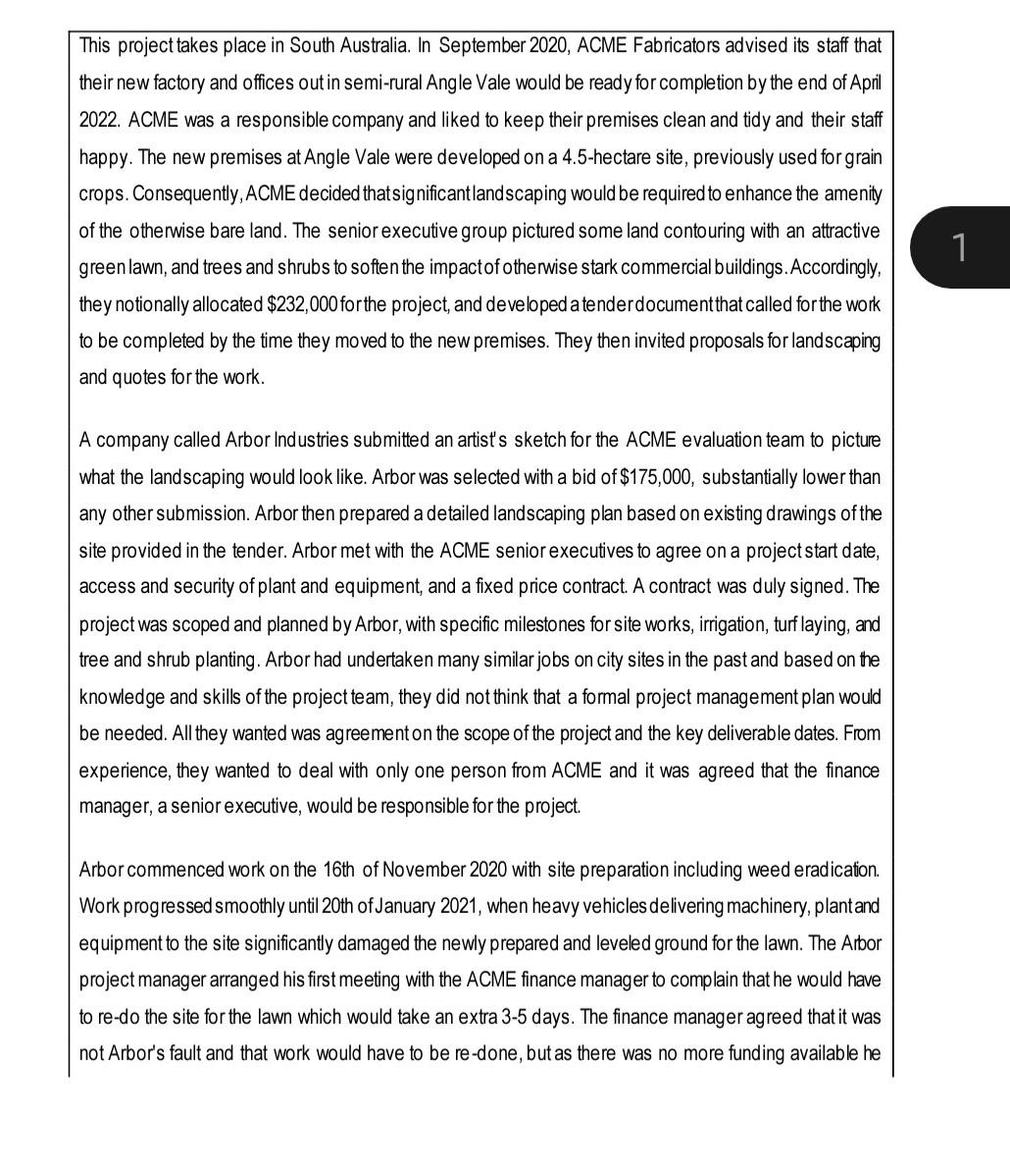 Project management please add indpeth, correct