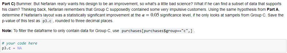 Now that you've learned about hypothesis testing