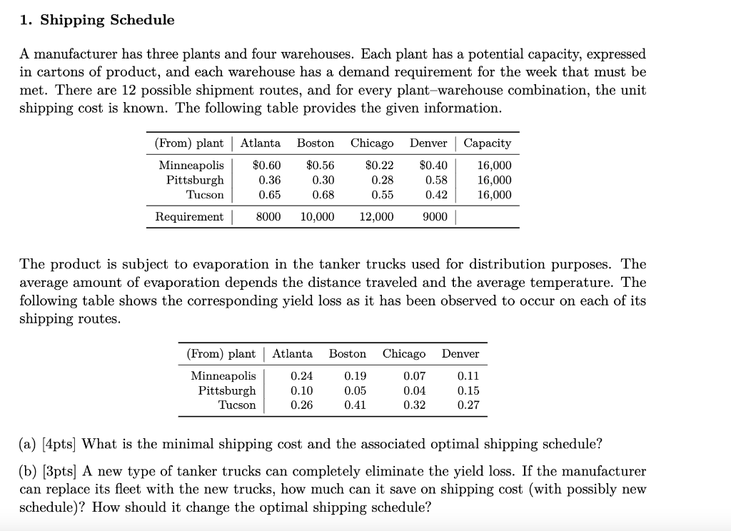 Answer with excel sheet and work please. 1.