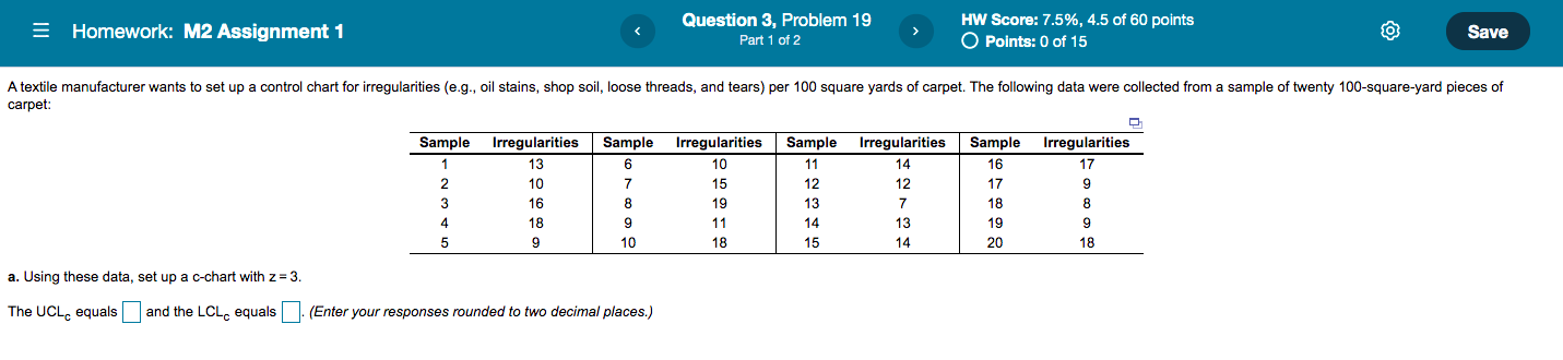 = Homework: M2 Assignment 1 Question 3, Problem