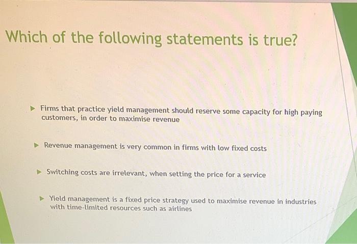 Which of the following statement is false? From