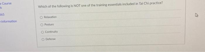 I need help with this question? Course Which of