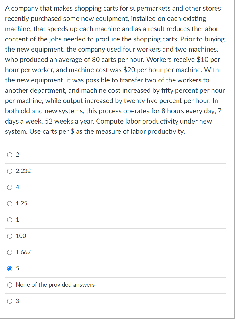 A company that makes shopping carts for