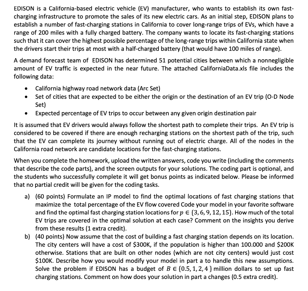 EDISON is a California-based electric vehicle