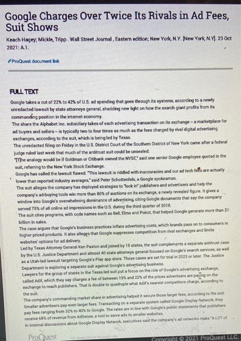 briefly state the main argument presented in