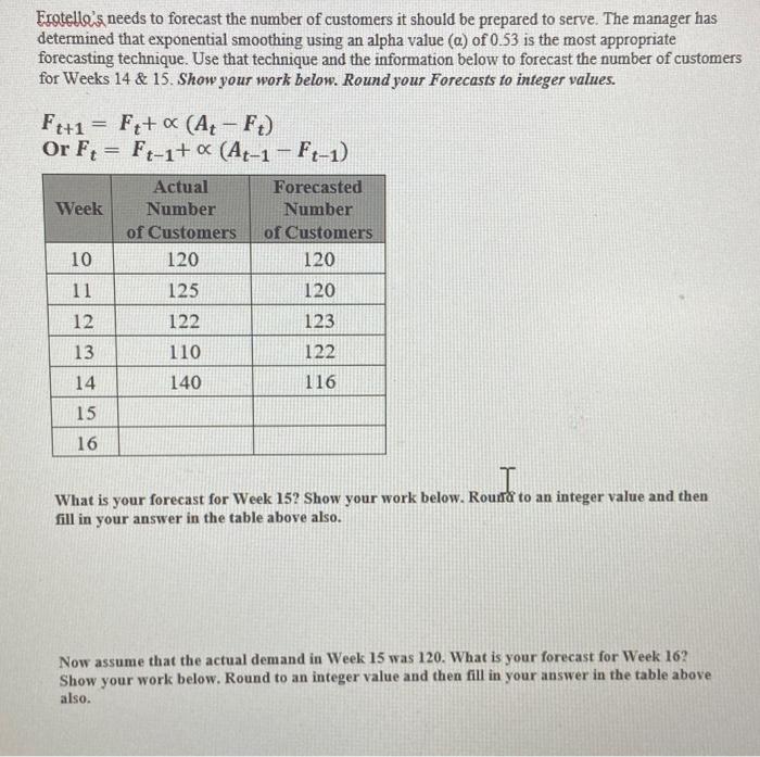 please show your work Problem 1) 4 Points