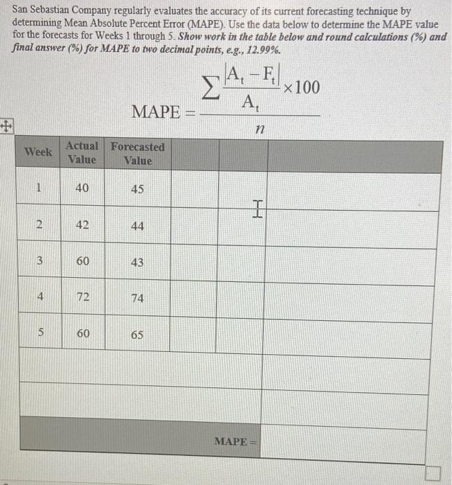 please show your work Problem 1) 4 Points