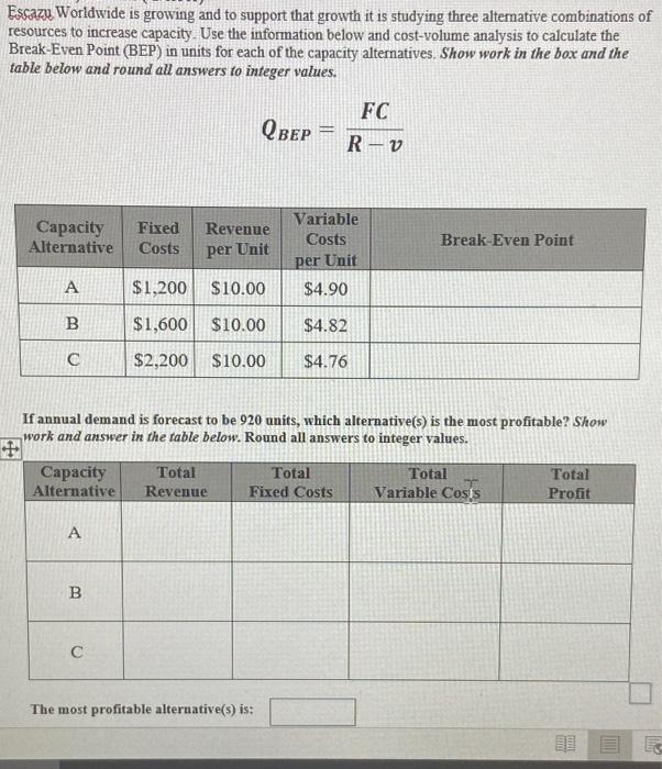 please show your work Problem 1) 4 Points
