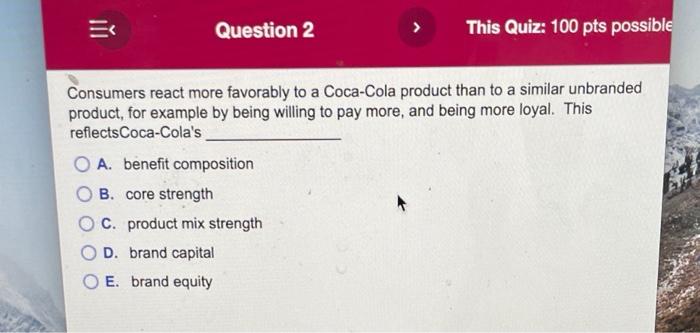 sos Question 2 This Quiz: 100 pts possible