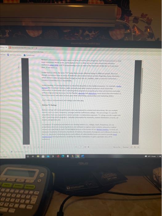 Q4) Based on the second assigned article (Nielsen