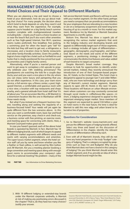 Kindly answer these three questions (Different