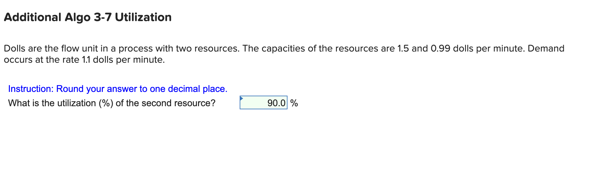 Additional Algo 3-7 Utilization Dolls are the