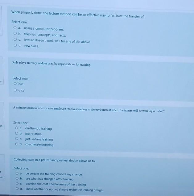 When properly done, the lecture method can be an