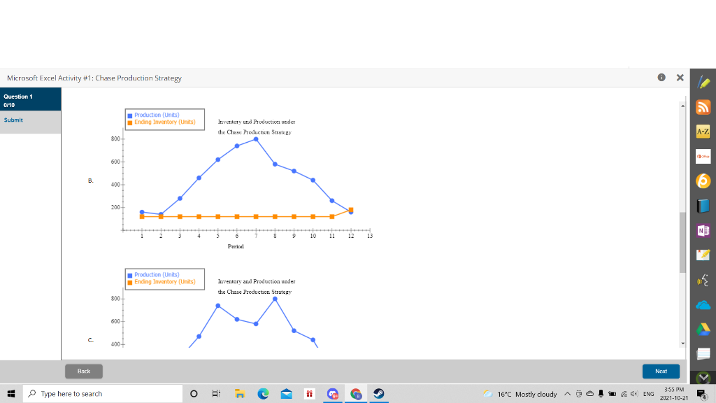 Microsoft Excel Activity #1: Chase Production