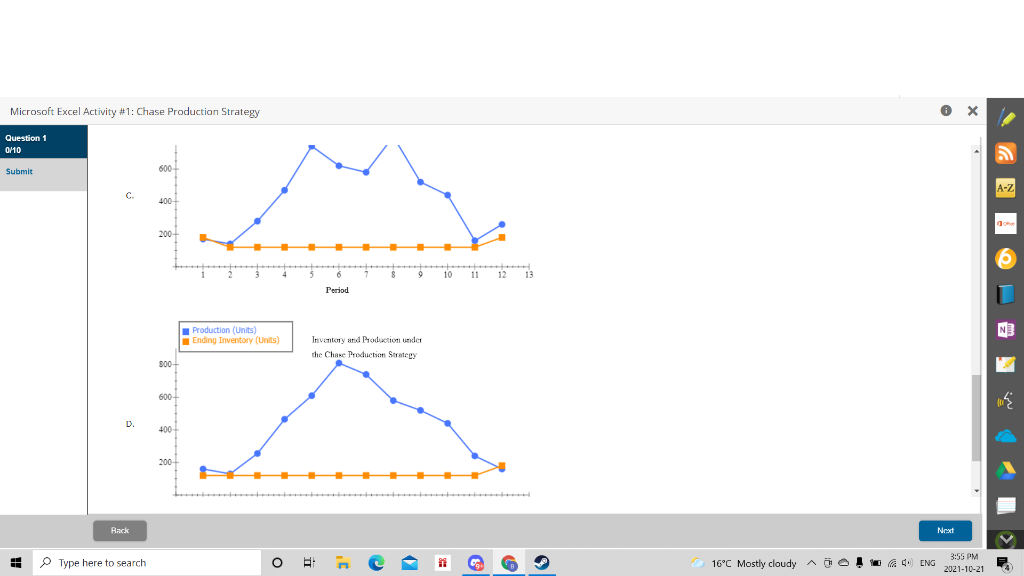 Microsoft Excel Activity #1: Chase Production