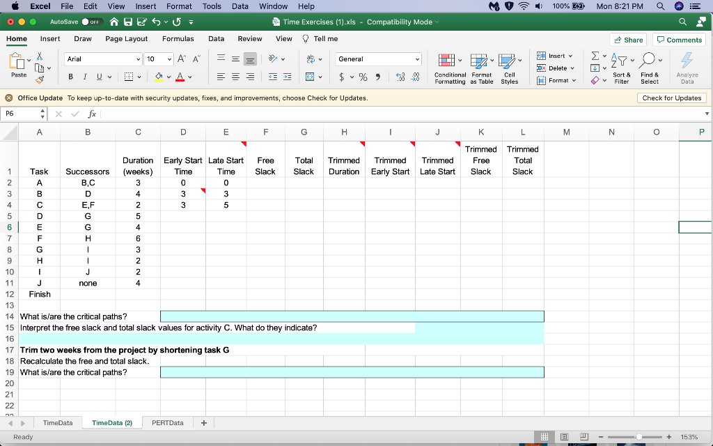 Tools MO 100% Za Mon 8:21 PM Q Excel File Edit